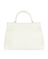 Kelly 35 in Clemence White, back view